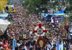 MULTITUDINARIA PROCESIÓN EN HONOR AL CRISTO DE LA QUEBRADA