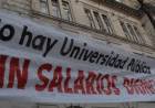 DOCENTES DE UNIVERSIDADES NACIONALES PARAN POR 48 HORAS EN RECLAMO DE MEJORAS SALARIALES