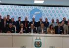 LA FEDERACIÓN ARGENTINA DE PERIODISTAS DEPORTIVOS TUVO SU ASAMBLEA ANUAL EN EL PREDIO DE AFA Y SAN LUIS ESTUVO PRESENTE