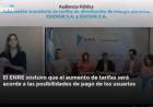 TITULAR DE ENRE: "NO VAN A OBTENER LA TARIFA QUE PIDEN, SINO LA QUE LOS USUARIOS PUEDEN PAGAR"