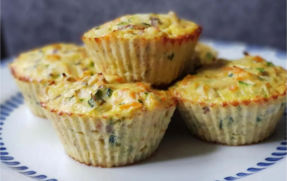 MUFFINS DE VERDURA SIN GLUTEN: RECETA RÁPIDA EN 20 MINUTOS