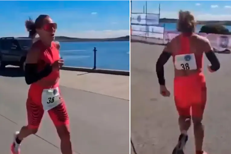 Candela Cerrone ganó el maratón de Malvinas y lo dedicó a los caídos