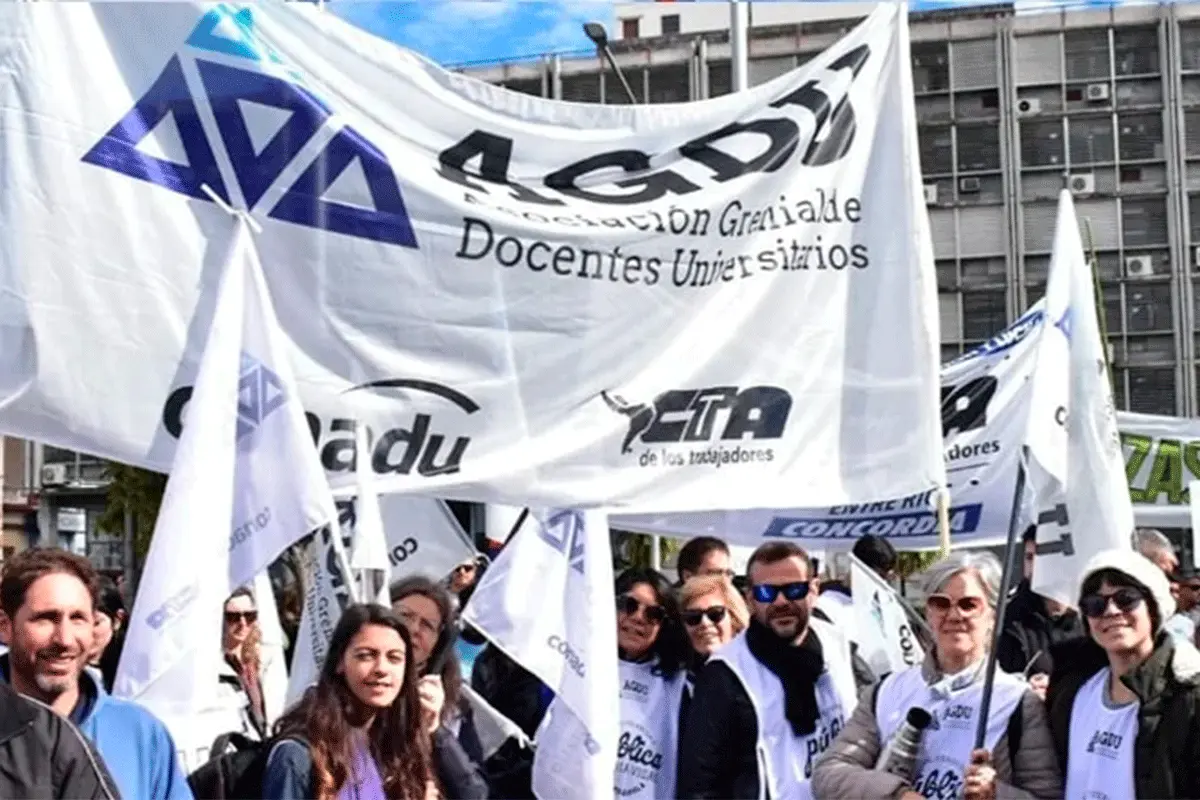 Docentes universitarios inician paro nacional durante toda la semana