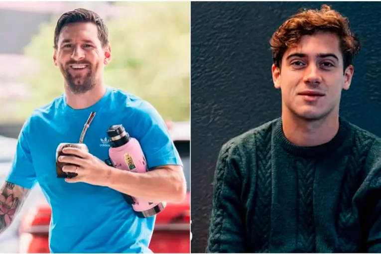 Franco Colapinto conoció a Messi en Miami y la foto se viralizó