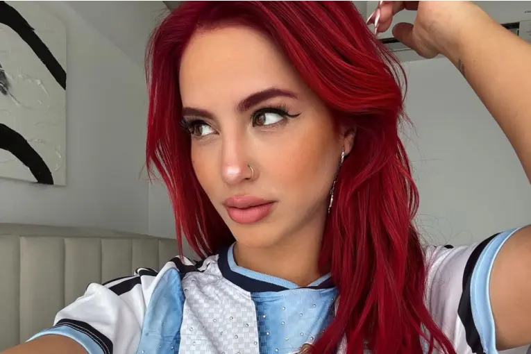 Flor Vigna sorprendió con una producción inspirada en la Selección Argentina y revolucionó las redes