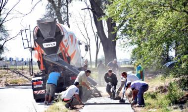 AVANZA LA OBRA DEL PARQUE LINEAL DE LAS BICISENDAS EN VILLA MERCEDES