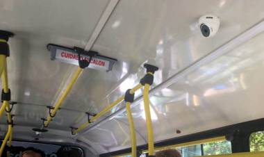 INSTALAN CÁMARAS DE SEGURIDAD EN COLECTIVOS URBANOS SALTEÑOS