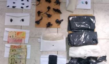 SAN LUIS: EN MERLO ALLANARON UN KIOSCO DE DROGAS Y DETUVIERON A UNA MUJER