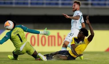 ARGENTINA VENCIÓ A ECUADOR, CLASIFICÓ AL CUADRANGULAR FINAL Y SE ACERCA A TOKIO