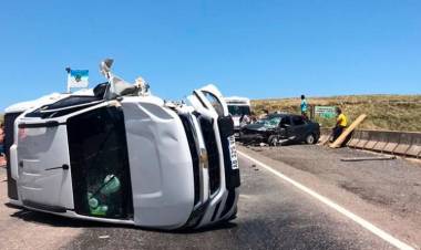 IMPACTANTE ACCIDENTE EN EL CAMINO DE LAS ALTAS CUMBRES