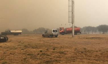 SAN LUIS: CONTROLARON TOTALMENTE EL INCENDIO QUE SE PRODUJO HOY EN LA PUNTA