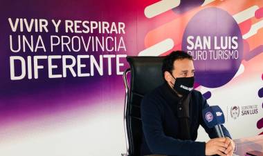 TURISMO INTERNO EN SAN LUIS: “VAMOS A REDEFINIR UNA NUEVA FECHA, LA PRIORIDAD ABSOLUTA ES EL ESTATUS SANITARIO”