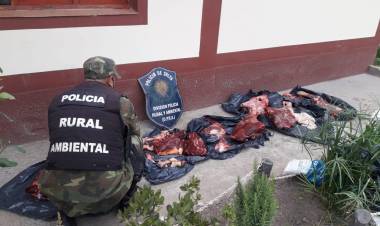 LA POLICIA DE SALTA SECUESTRÓ 120 KILOS DE CARNE NO APTA PARA EL CONSUMO 