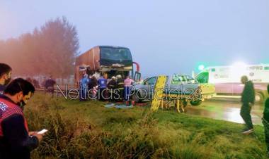 SAN LUIS: VARIOS VEHÍCULOS INVOLUCRADOS EN UN GRAVE ACCIDENTE DE TRÁNSITO EN AUTOPISTA RUTA 7