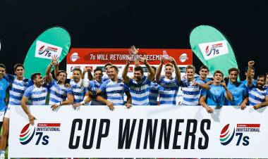 LOS PUMAS 7's GANARON EL SEVEN DE RUGBY EN DUBAI AL SUPERAR EN LA FINAL A FRANCIA