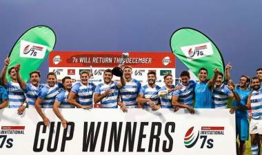 LOS PUMAS 7s SE CONSAGRARON CAMPEONES OTRA VEZ EN EL RUGBY SEVEN DE DUBAI