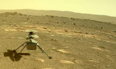 LA NASA PREPARA AL INGENUITY PARA QUE ESTE LUNES REALICE SU PRIMER VUELO EN MARTE