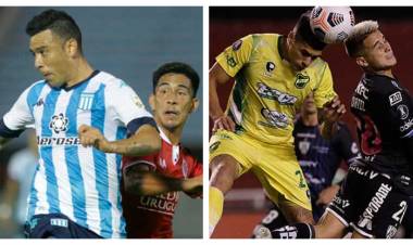 CON EMPATES DE VISITANTES COMENZARON SU PARTICIPACIÓN RACING Y DEFENSA EN LA LIBERTADORES