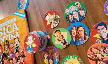 UN ÁLBUM DE FIGURITAS DE MÚSICA ARGENTINA FUE PRESENTADO Y SERÁ REPARTIDO EN ESCUELAS DE TODO EL PAIS