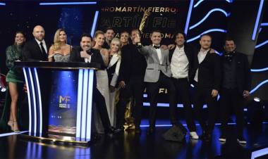 MASTERCHEF CELEBRITY OBTUVO EL MARTÍN FIERRO DE ORO EN LOS PREMIOS A LA TV ARGENTINA