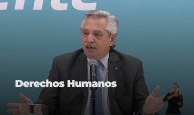 "LOS ARGENTINOS NO ESTÁN 'DISPUESTOS A DAR UN PASO ATRÁS' EN MATERIA DE DERECHOS HUMANOS"