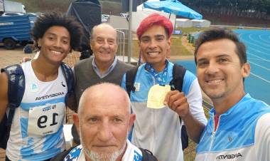 HISTÓRICO PARA EL ATLETISMO DE SAN LUIS: BRUNO DE GENARO SE CONSAGRÓ CAMPEÓN SUDAMERICANO EN BRASIL