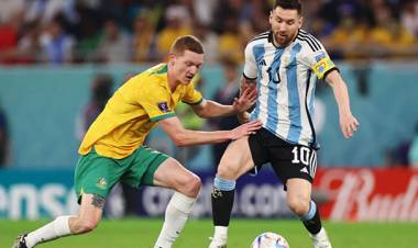 ARGENTINA ESTÁ EN CUARTOS DE FINAL DEL MUNDIAL DE FÚTBOL, VENCIÓ MERECIDAMENTE A AUSTRALIA 