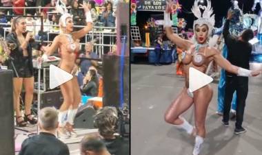 “HERMOSA NOCHE DE CARNAVAL”: DESFILÓ EN ENTRE RÍOS Y CAUTIVÓ CON SUS CURVAS