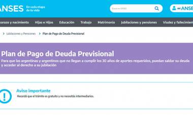JUBILACIONES: FIJARON LOS LÍMITES PARA ACCEDER AL PLAN DE PAGOS EN LA MORATORIA PREVISIONAL