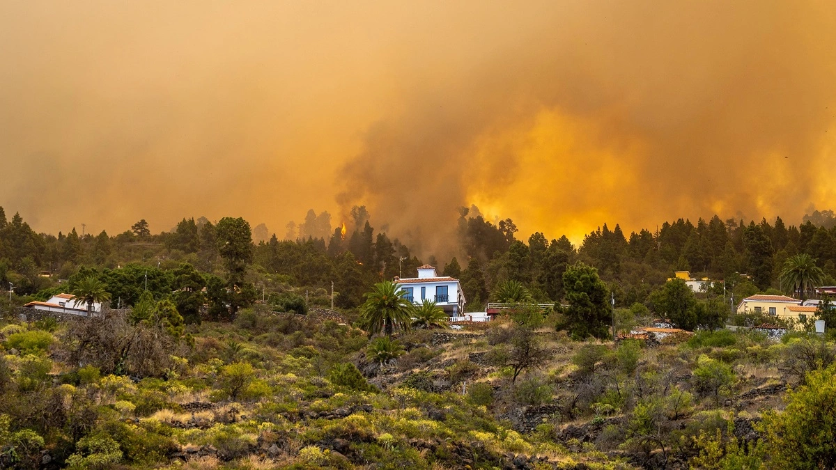 EL INCENDIO EN LA ISLA ESPAÑOLA DE LA PALMA CONSUMIÓ CASI 5.000 HECTÁREAS 