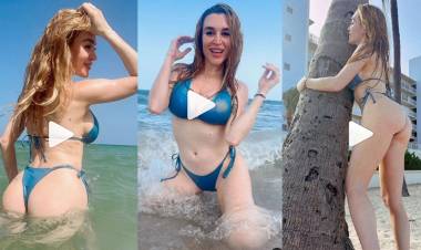 FÁTIMA FLOREZ MOSTRÓ UN VIDEO DE SU TRABAJADO CON IMÁGENES DESDE DIFERENTES ÁNGULOS