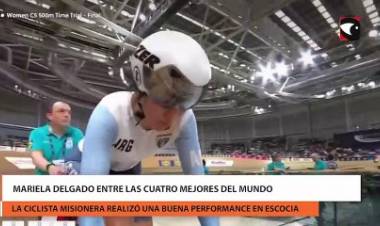 CICLISMO ADAPATADO: LA MISIONERA MARIELA DELGADO, ENTRE LAS 4 MEJORES DEL MUNDO