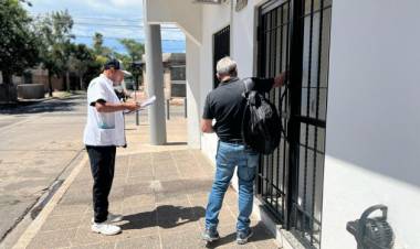 SAN LUIS: REALIZAN UN OPERATIVO DE FUMIGACIÓN Y DE DETECCIÓN DE POSIBLES NUEVOS CASOS DE DENGUE