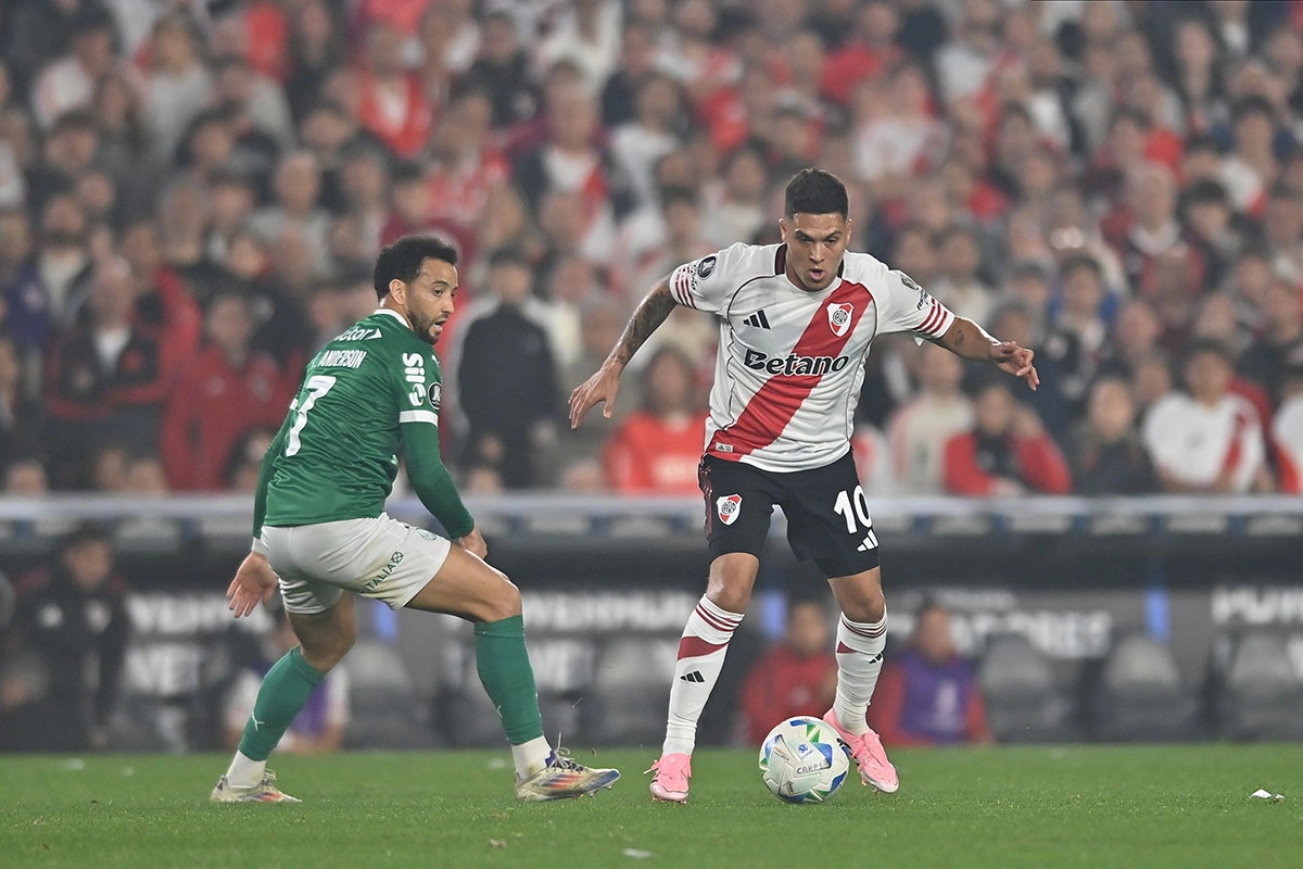 RIVER CAYÓ 2-1 ANTE PALMEIRAS EN LA IDA DE CUARTOS DE LIBERTADORES