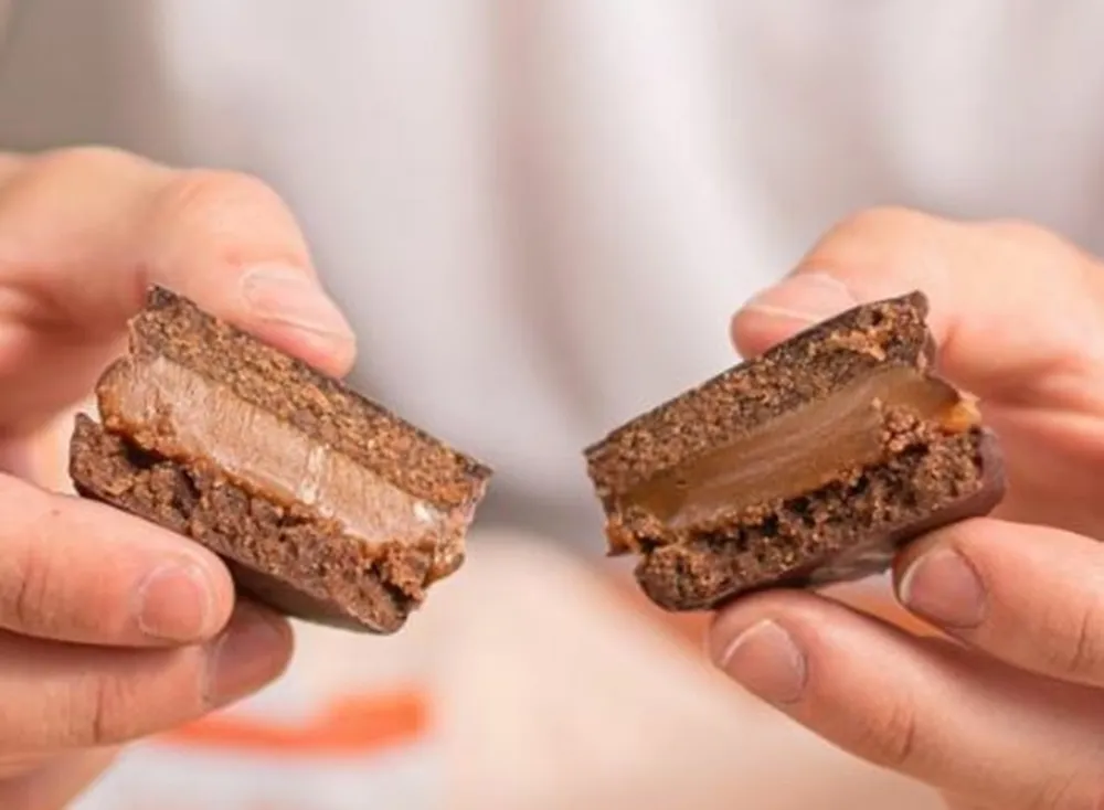 ALFAJOR DE CHOCOLATE PROTEICO: RECETA FÁCIL Y SALUDABLE CON POCOS INGREDIENTES