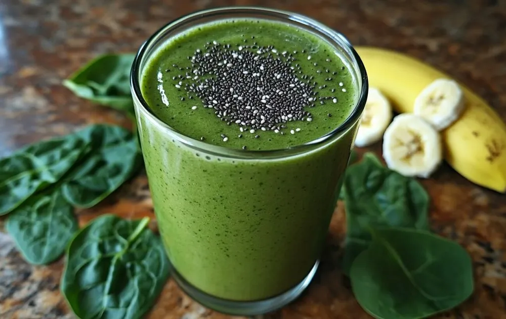 LICUADO DE ESPINACA Y CHÍA: RECETA NATURAL PARA BAJAR DE PESO
