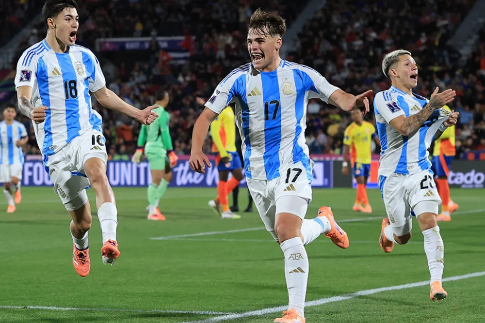 ARGENTINA VENCIÓ A COLOMBIA Y JUGARÁ LA FINAL DEL MUNDIAL SUB 20