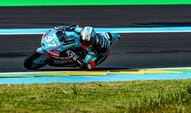 Marco Morelli logró su primer podio en Moto3 con un 2° puesto en Brasil