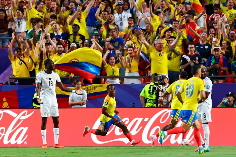 Colombia derrotó a Ghana y completó el cuadro de octavos del Mundial 2026