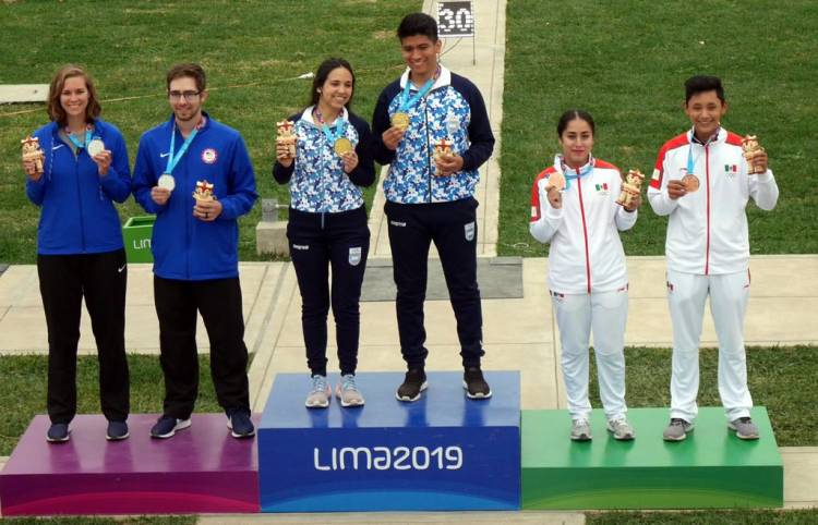 EL TIRO LE DIO LA 11° MEDALLA DE ORO PARA ARGENTINA: FERNANDA RUSSO Y JULIÁN GUTIÉRREZ SON CAMPEONES PANAMERICANOS