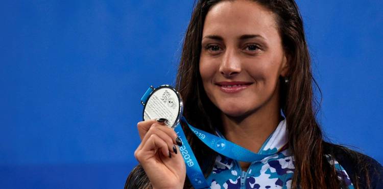 VIRGINIA BARDACH GANÓ LA MEDALLA DE PLATA EN LOS 400 MEDLEY