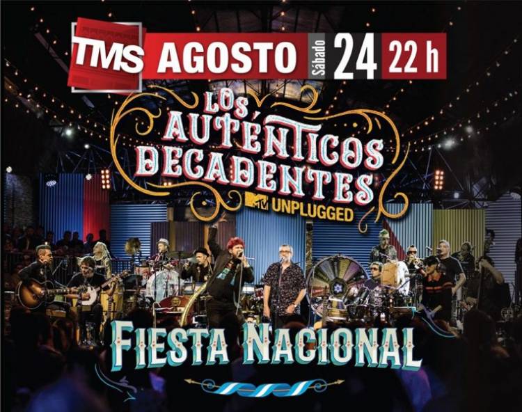 LOS AUTÉNTICOS DECADENTES LLEVARÁN SU “FIESTA NACIONAL” A TUCUMÁN