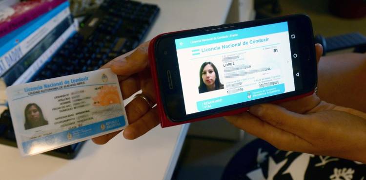 HABILITARON EN MENDOZA LA LICENCIA DE CONDUCIR DIGITAL
