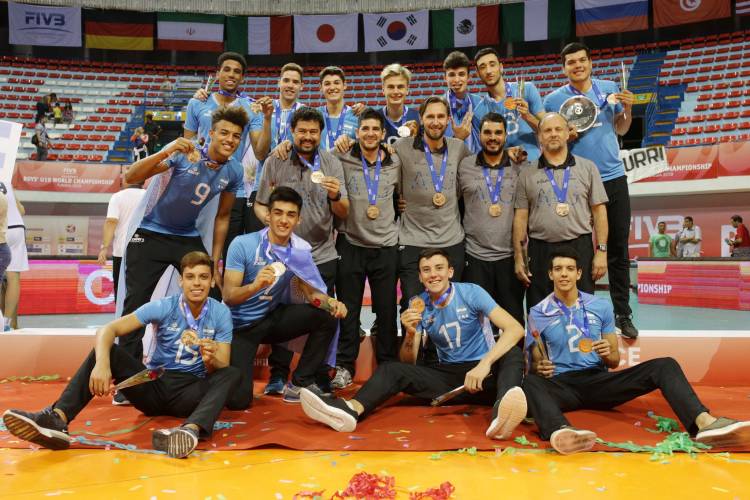 BRONCE PARA EL VOLEY ARGENTINO EN EL MUNDIAL SUB 19 EN TÚNEZ