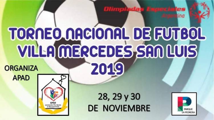 EL TORNEO NACIONAL DE FÚTBOL 2019 PARA PERSONAS CON DISCAPACIDAD INTELECTUAL SE DESARROLLARÁ EN LA PEDRERA