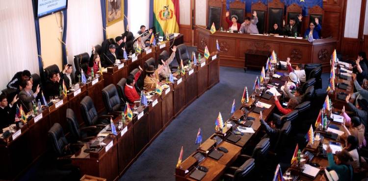CEDEN LAS PROTESTAS EN BOLIVIA: EL SENADO APROBÓ POR UNANIMIDAD UNA LEY PARA LLAMAR A ELECCIONES Y EVO MORALES NO PUEDE SER CANDIDATO