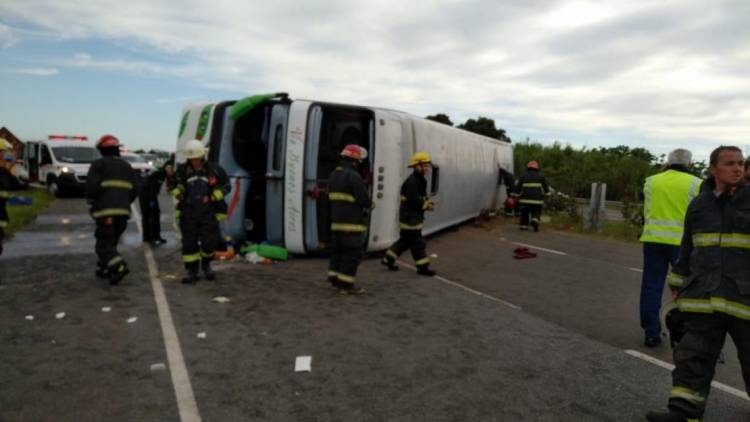 CHASCOMÚS: CONTINÚAN INTERNADAS EN EL HOSPITAL 28 PERSONAS DE LAS ACCIDENTADAS EN LEZAMA