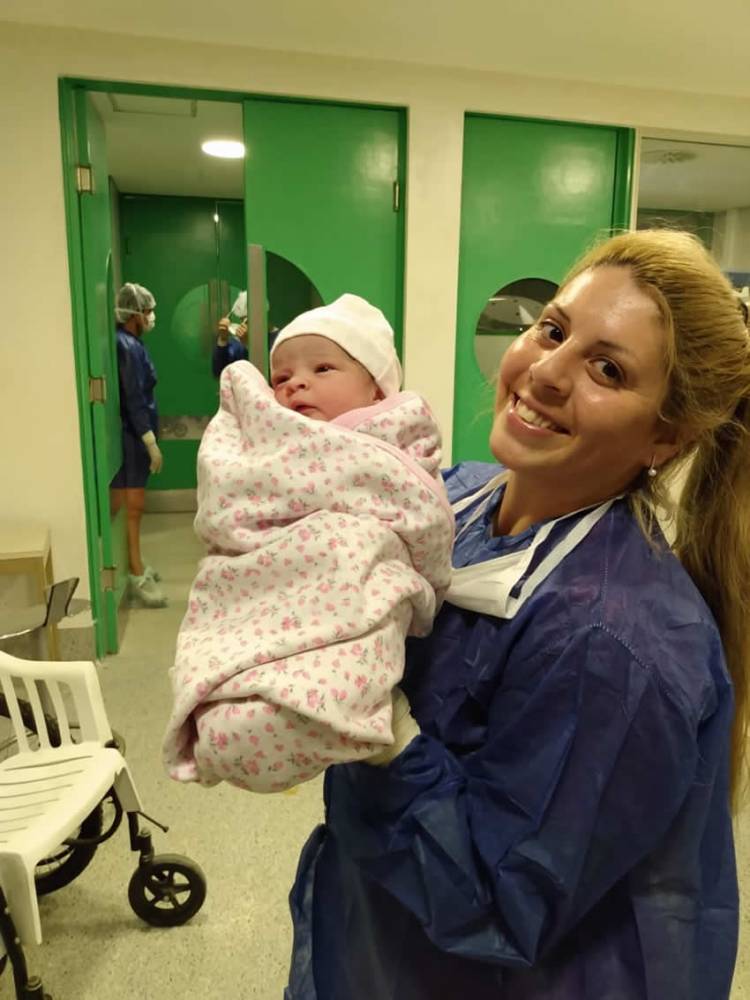 EN CONCARÁN NACIÓ EL PRIMER BEBÉ DEL AÑO EN LA PROVINCIA DE SAN LUIS: CATALINA LLEGÓ EN LOS PRIMEROS MINUTOS DE 2020