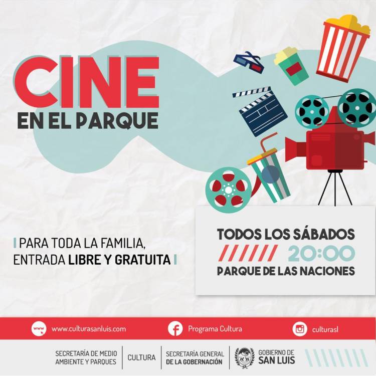 SAN LUIS: CINE EN PARQUE DE LAS NACIONES