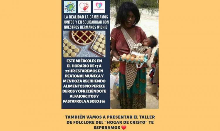 TUCUMÁN: HOY PODÉS COLABORAR CON LA CAMPAÑA PARA AYUDAR A LA COMUNIDAD WICHI